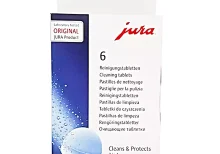 Pastilhas de limpeza de 2 fases para máquinas Jura