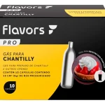 FLAVORS cápsulas para creme chantilly 10 un.